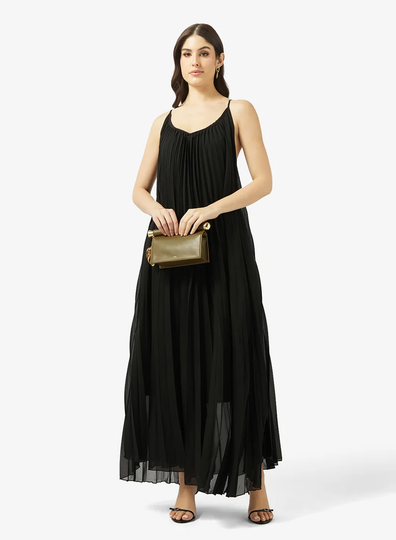 ELLA Pleated Volume dress